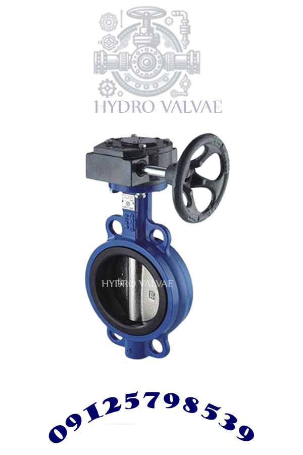 شیر پروانه اهرمی ویفری PN16 میراب