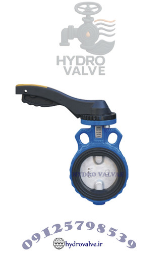 شیر ویفری اهرمی دیسک استیل PN16 وگ بیهمتا – مناسب خطوط آب و کاربردهای صنعتی