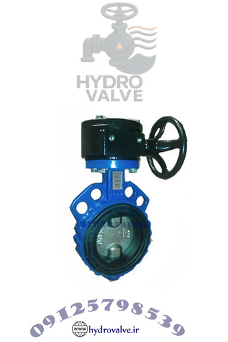 شیر ویفری گیربکسی دیسک چدن PN16 وگ بیهمتا – مناسب خطوط آب و سیستمهای صنعتی