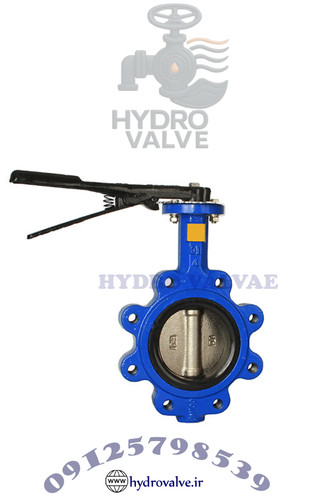 شیر پروانه ای لاگ اهرمی دیسک استیل PN16 وگ بی همتا